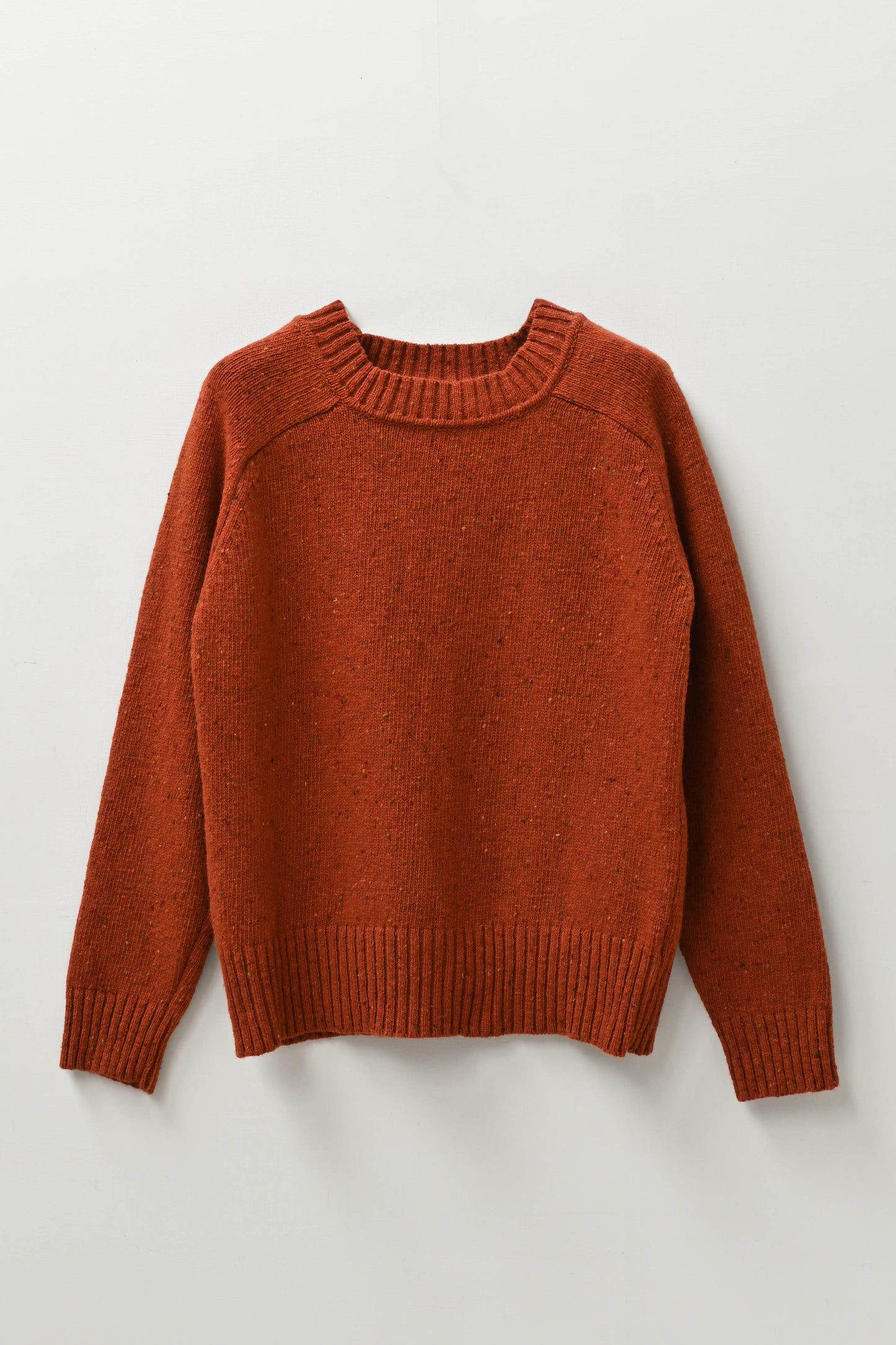 Donegal Merino Wool Sweater in Copper