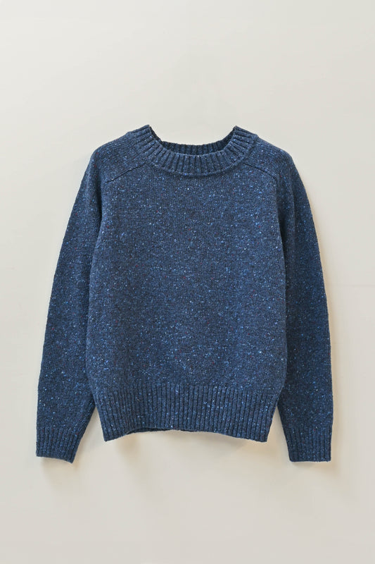 Donegal Merino Wool Sweater in Ink