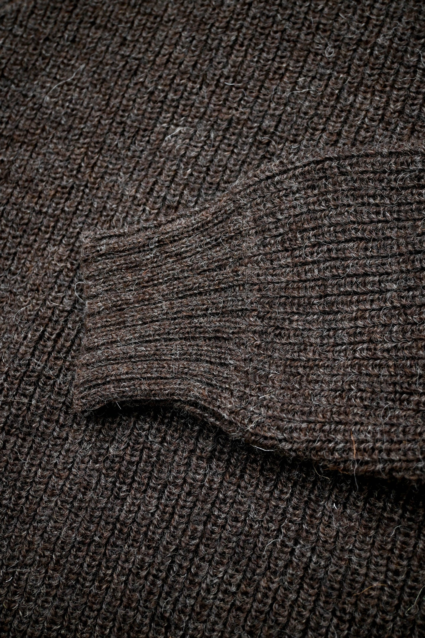 The Olann British Wool Crew Neck Sweater in Peat