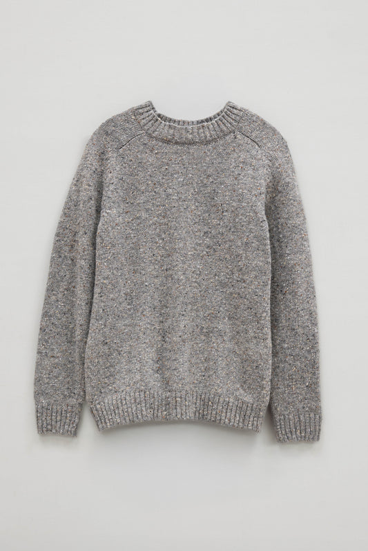 Men's Donegal Sweater in Flint