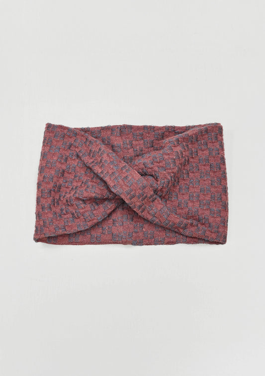 The Annie Collection: The Fritillaria Weave Headwrap in Heather