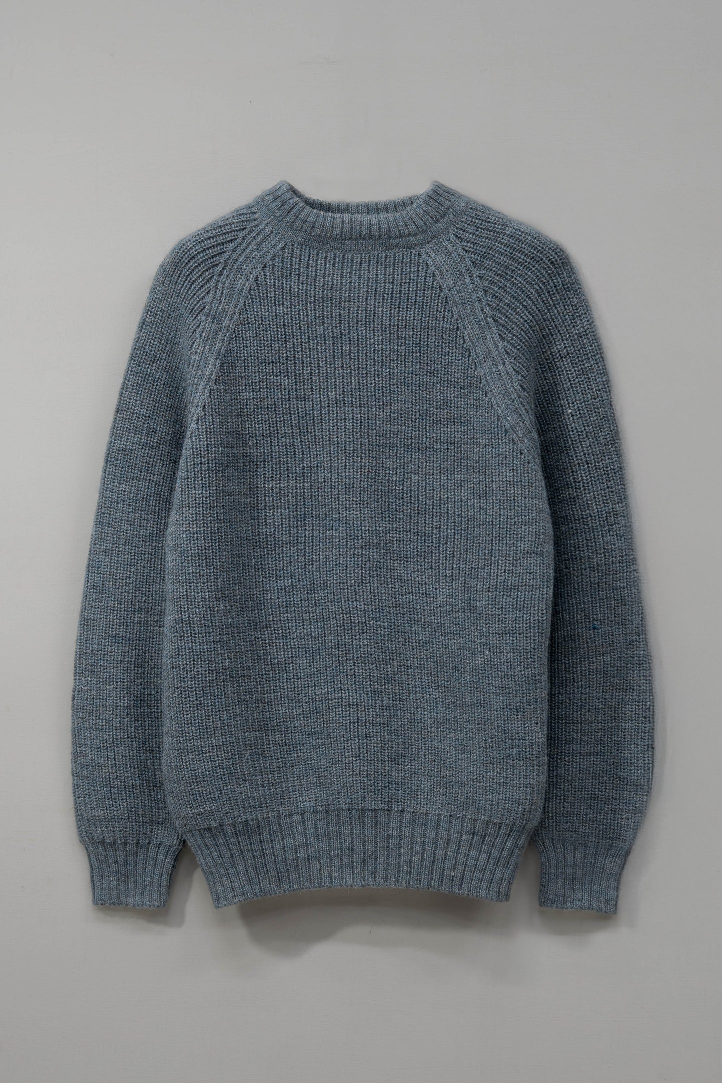 The Olann British Wool Sweater in Slate Blue
