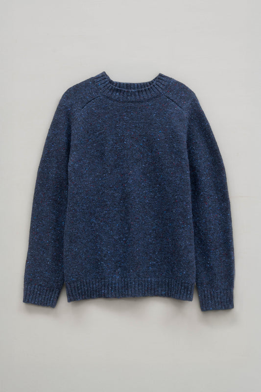 Men's Donegal Sweater in Ink