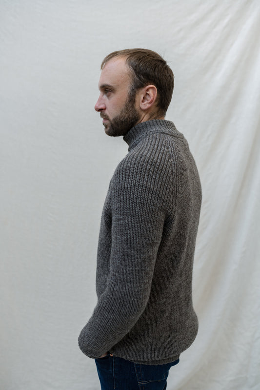 Olann Sweater in Warm Grey