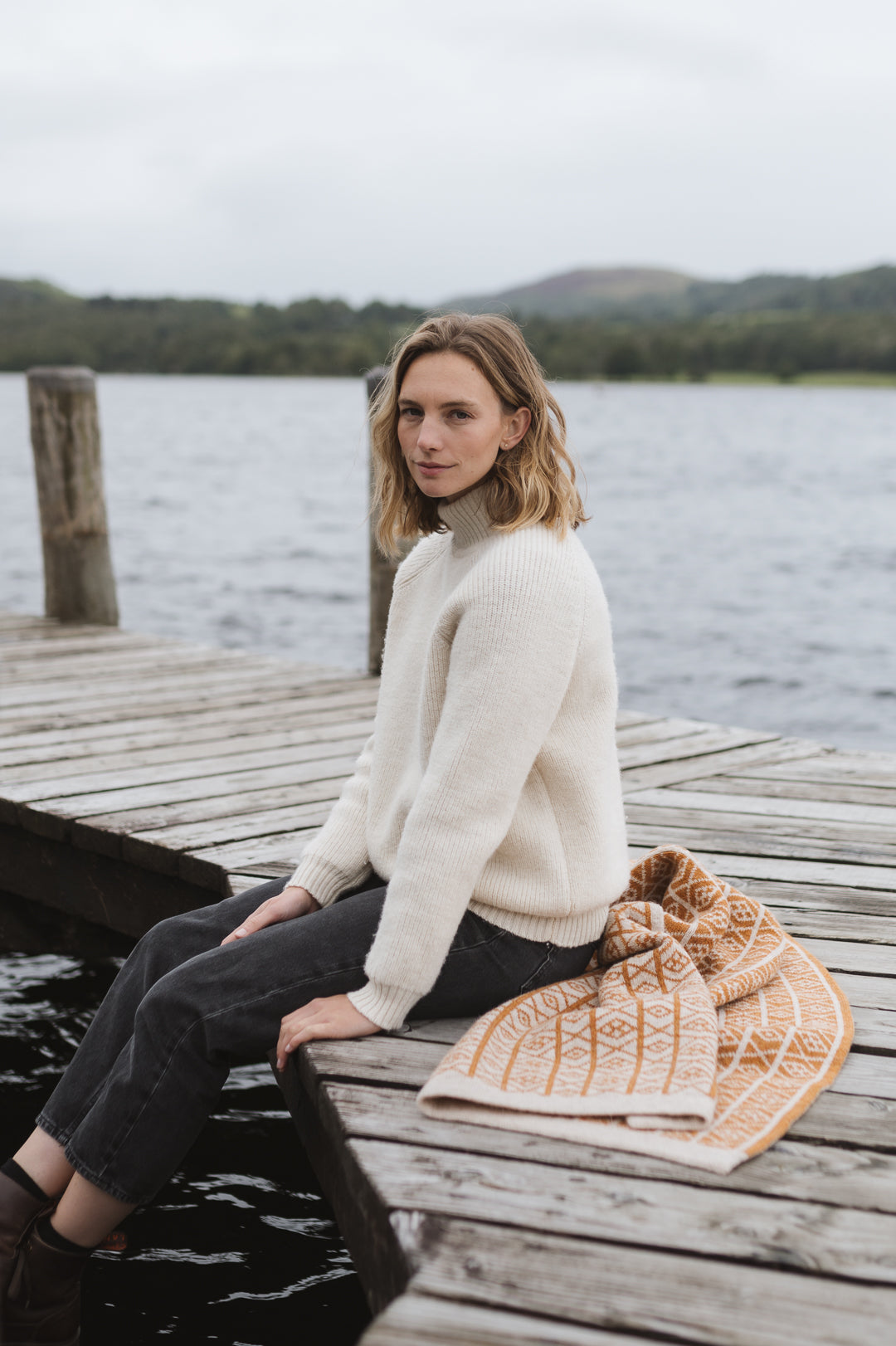 The Olann Sweater in Ecru