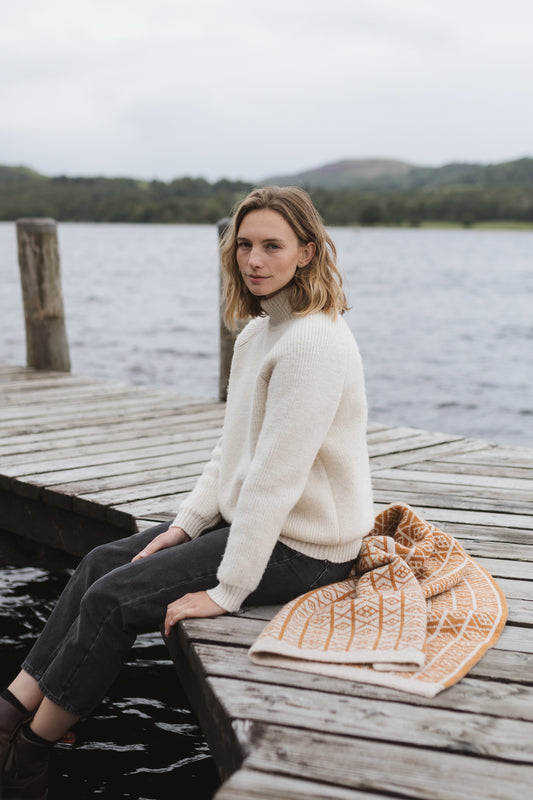 The Olann Sweater in Ecru