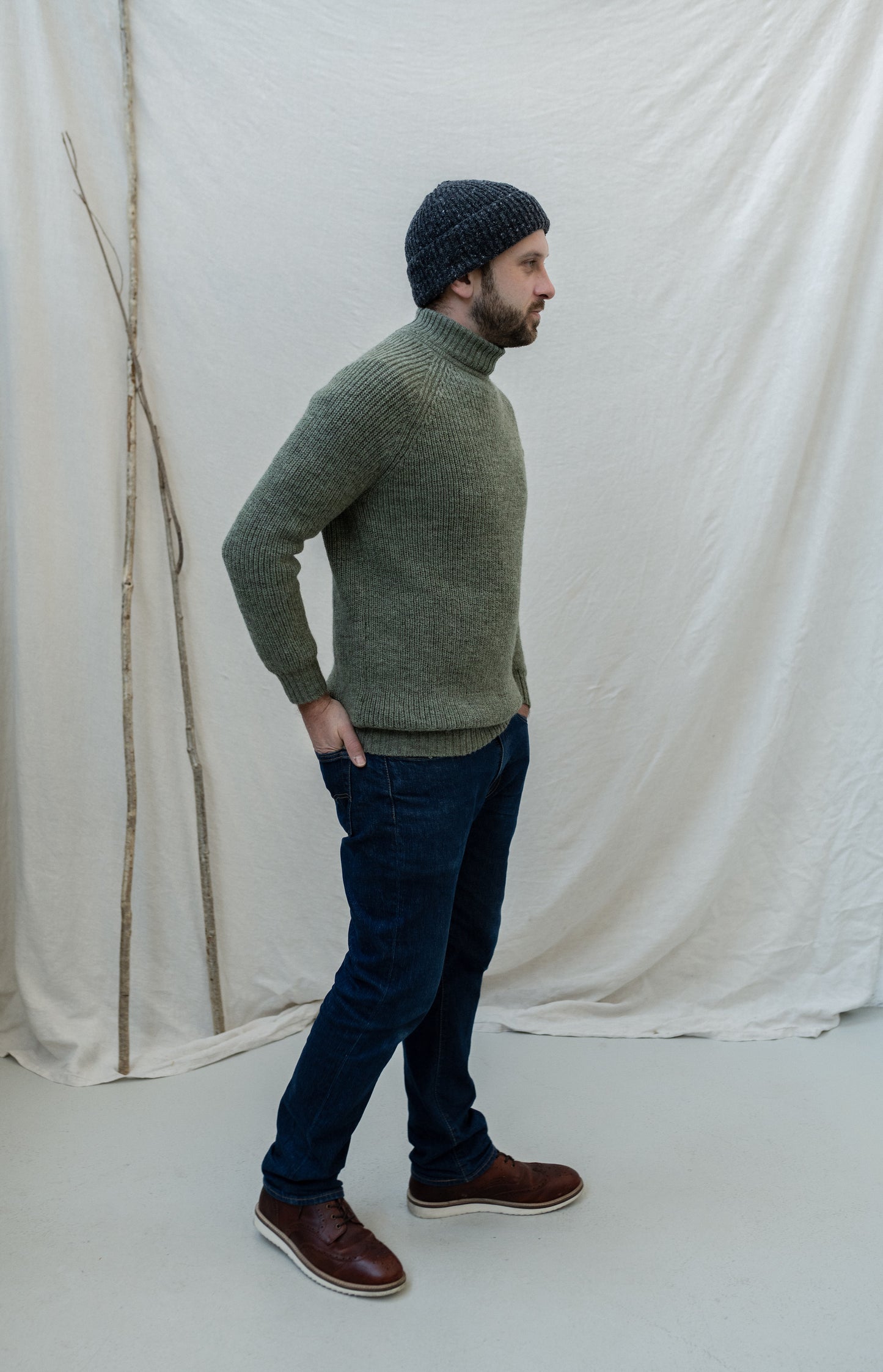 Olann Sweater in Lichen