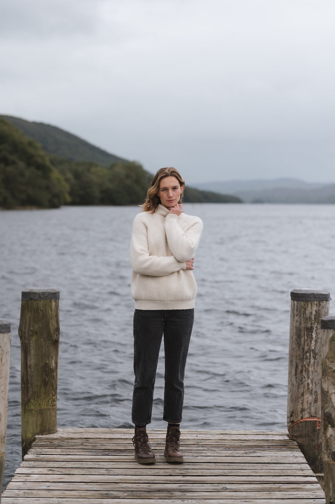 The Olann Sweater in Ecru