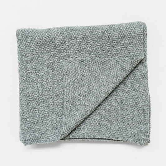 Hollins British Wool Blanket in Grey