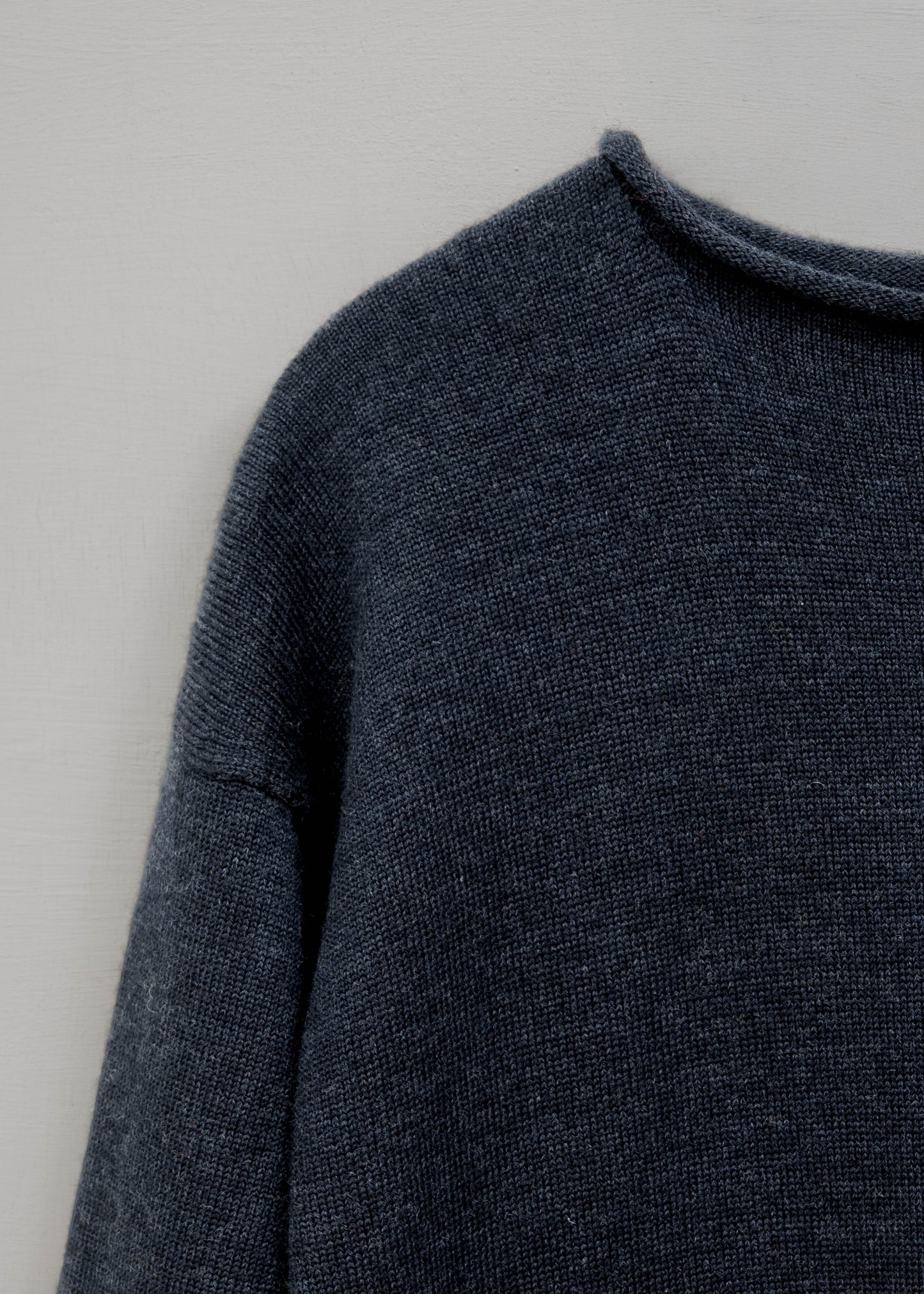 The Seasgair Wool Maxi Dress in Deep Indigo