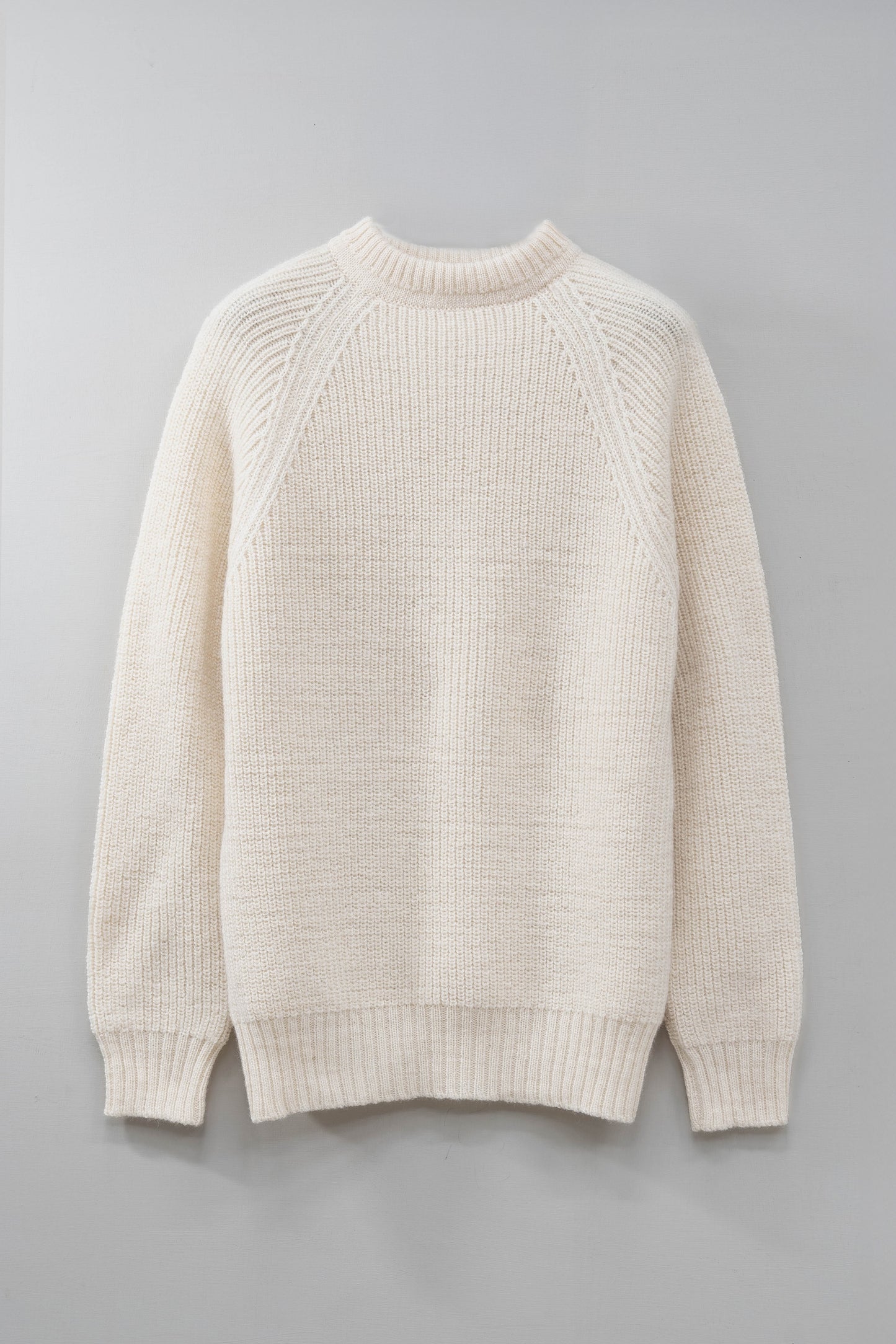 The Olann British Wool Sweater in Ecru