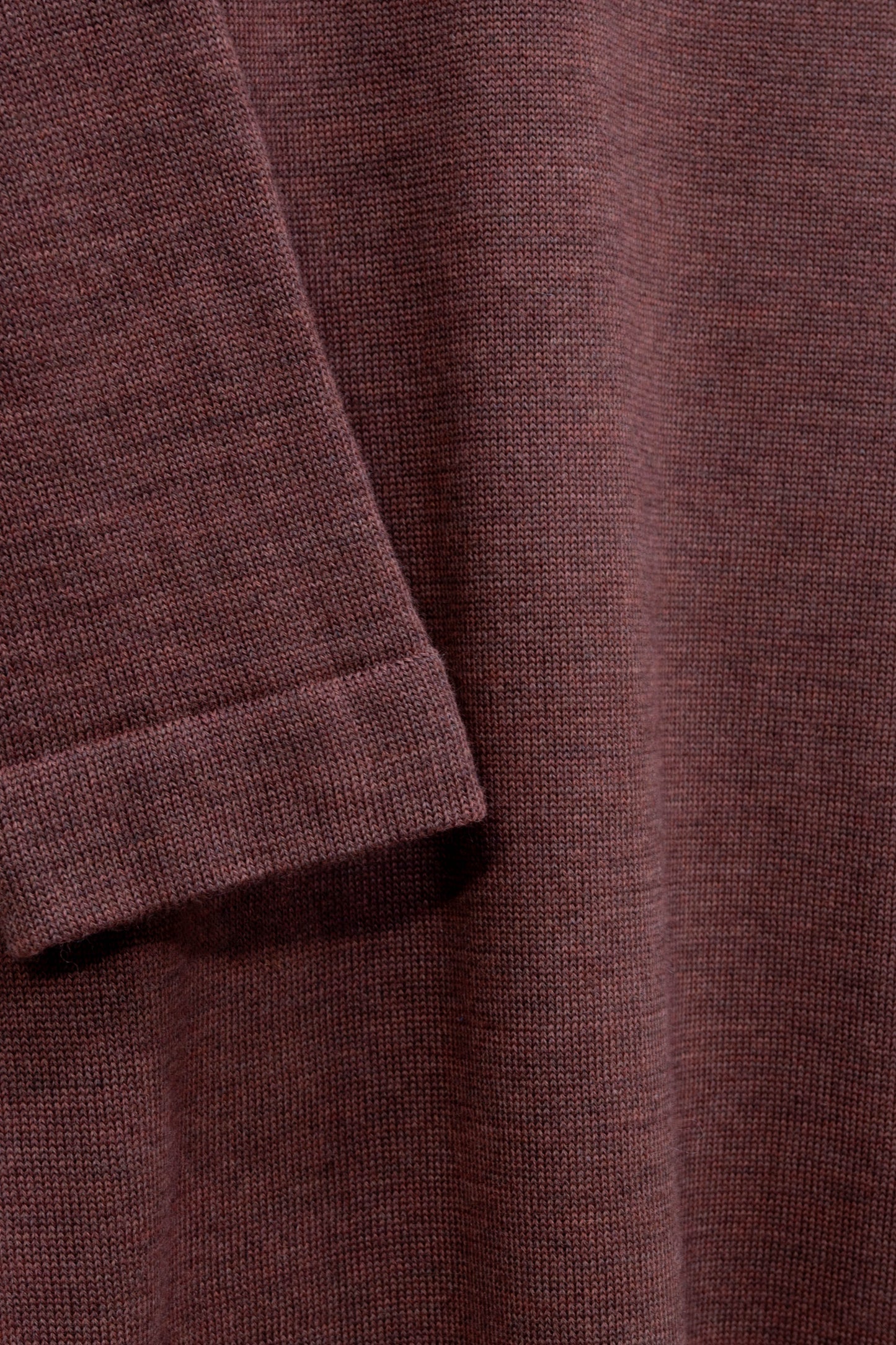 The Seasgair Naturally Dyed Merino Wool Maxi Dress in Heather