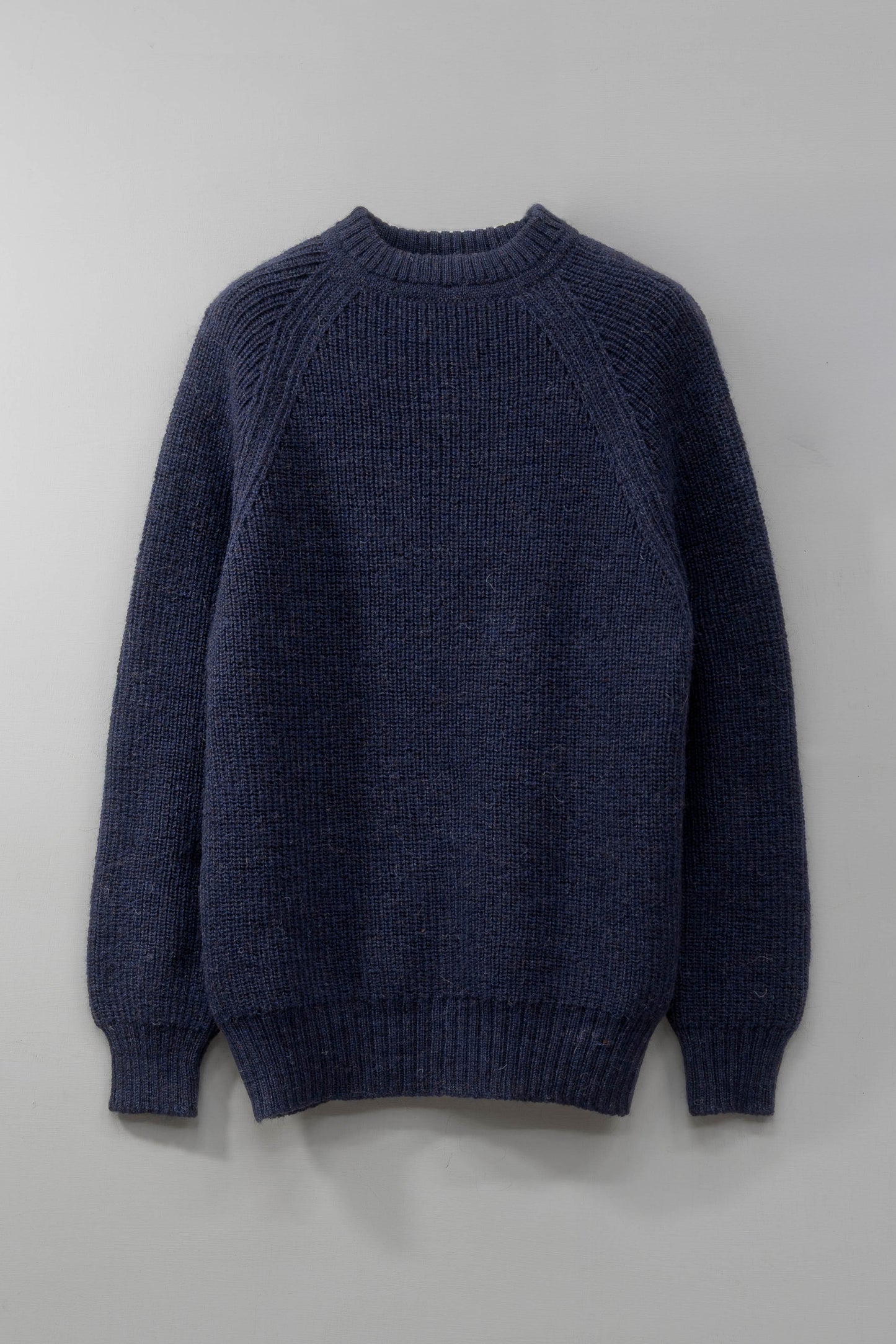 The Olann British Wool Sweater in Navy