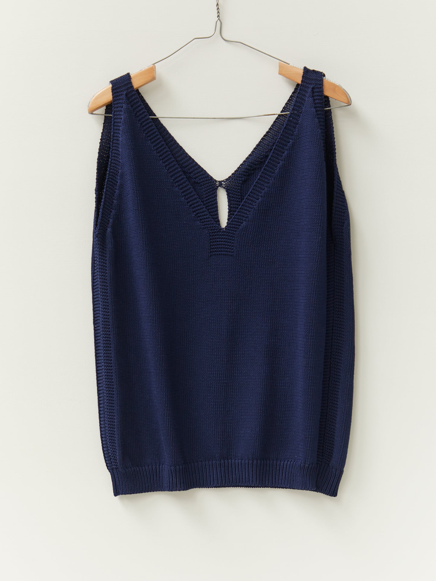 Organic Cotton Vest - Navy