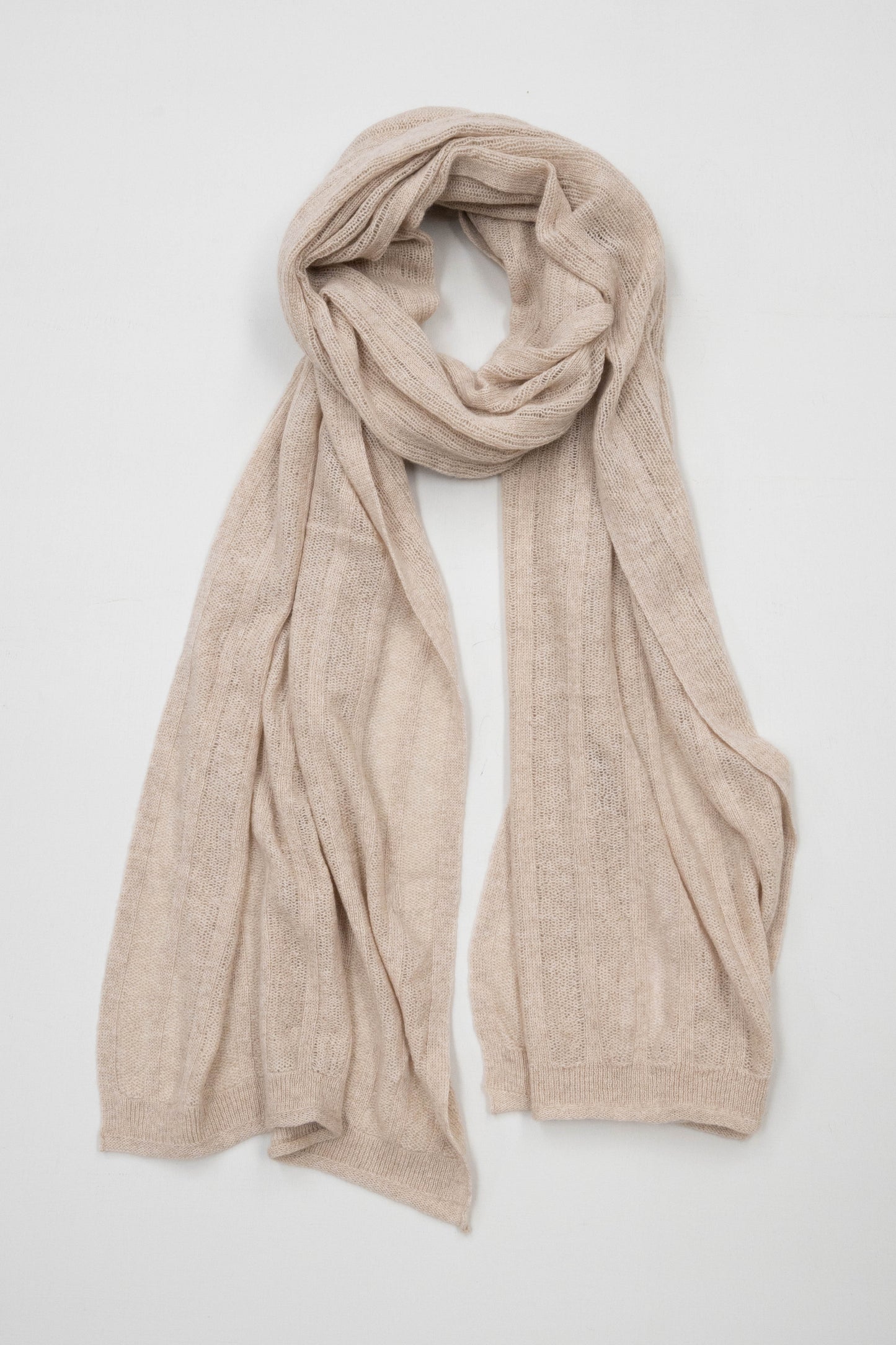 The Brant Wrap 100% Cashmere - Oatmeal - Slight Second