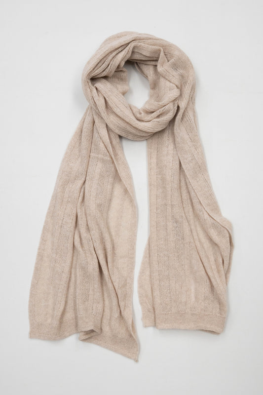 The Brant Wrap 100% Cashmere - Oatmeal - Slight Second