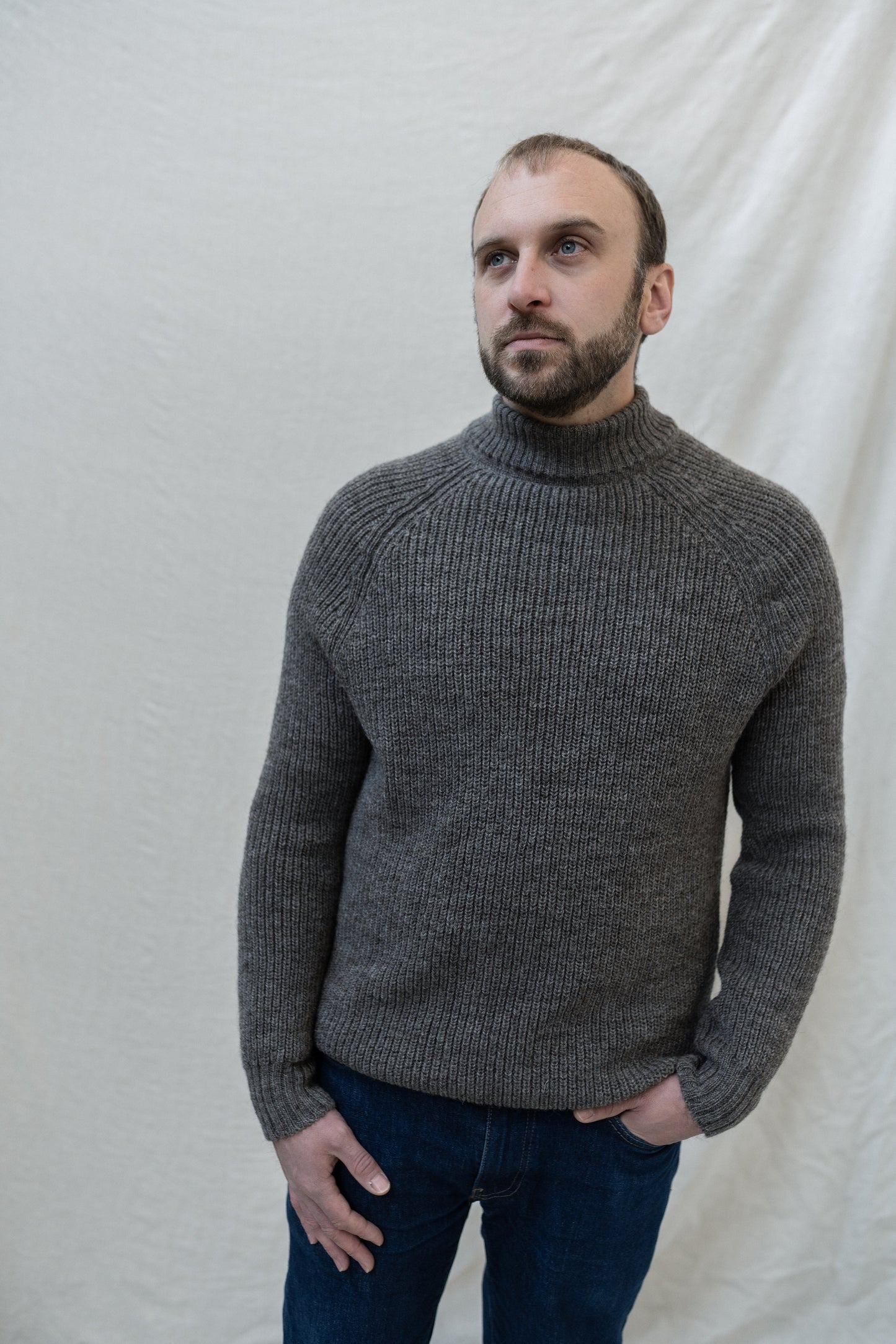 Olann Sweater in Steel Grey