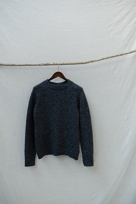 Men's Donegal Sweater in Graphite