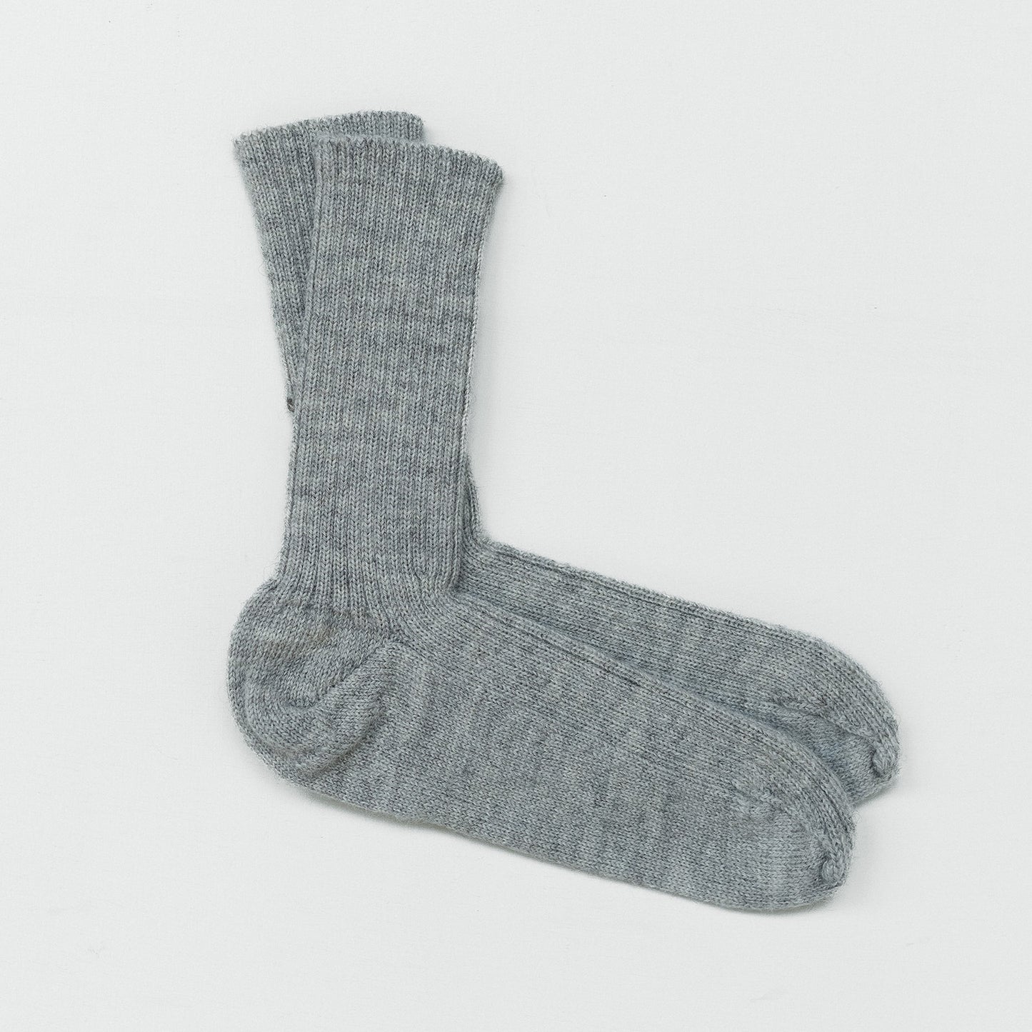 British Wool Socks in Silver Grey