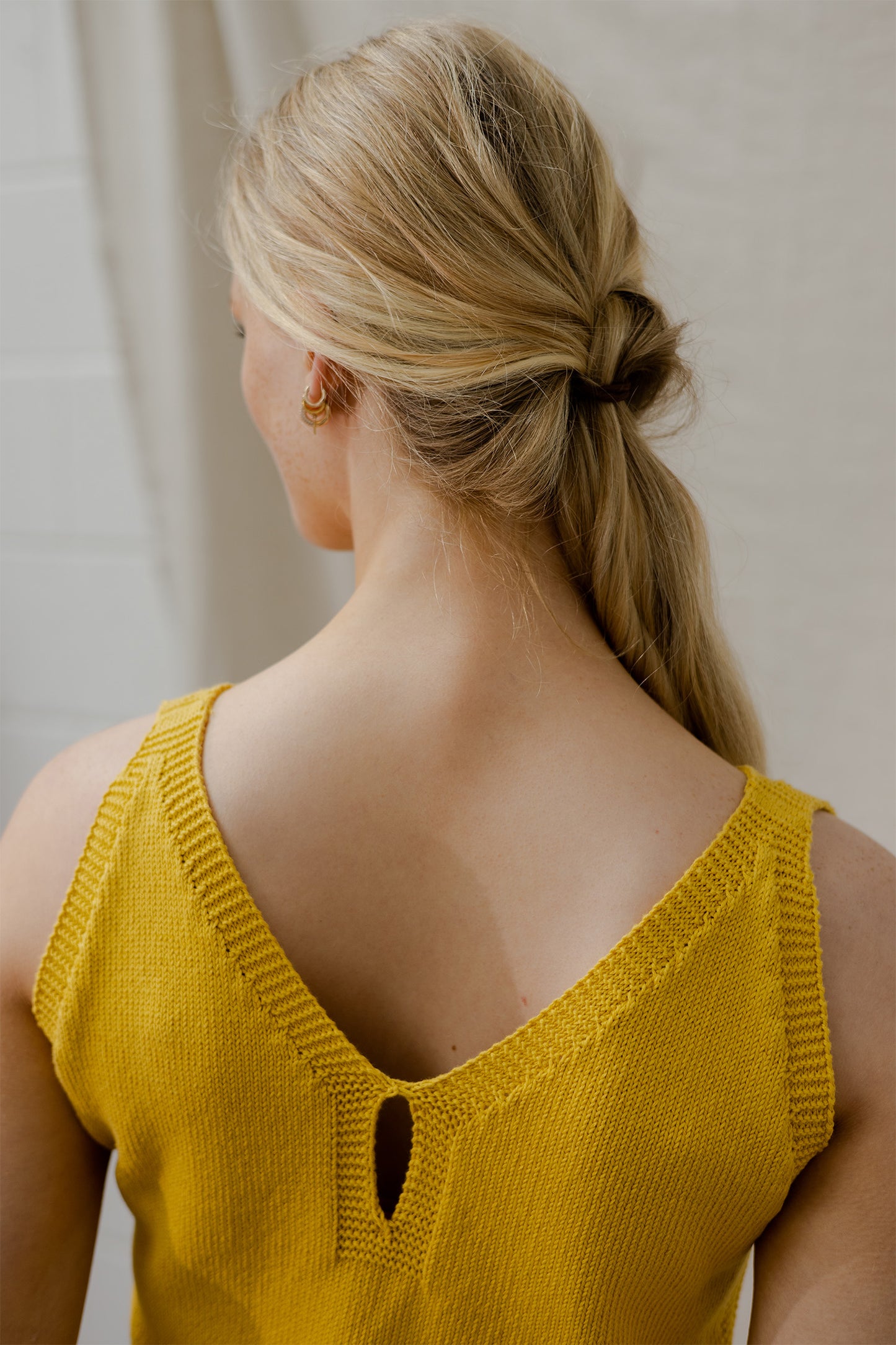 Organic Cotton Vest - Lemon